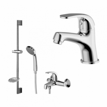 Комплект смесителей для ванной комнаты Bravat Fit 3 в 1 F00315C