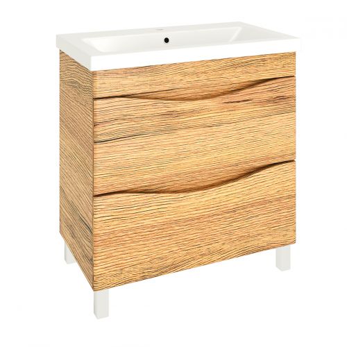 Тумба Дакота 80 2 ящика с умывальником  КОМО 80