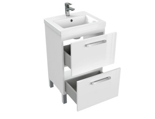 Тумба под раковину напольная MELAR 50 для COMO 50 белый