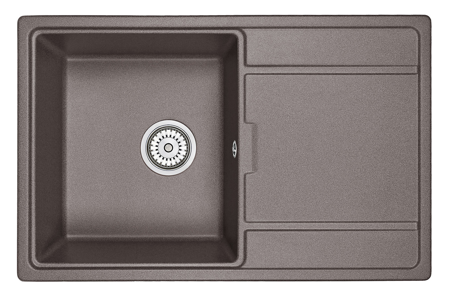 Мойка кухонная Granula прямоугольная кварц 7804, ЭСПРЕССО
