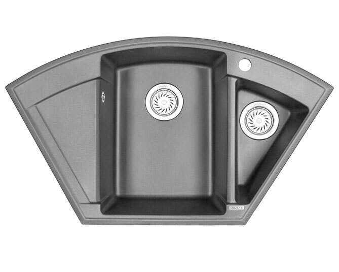Мойка кухонная Granula многоугольная кварц 9001, АЛЮМИНИУМ