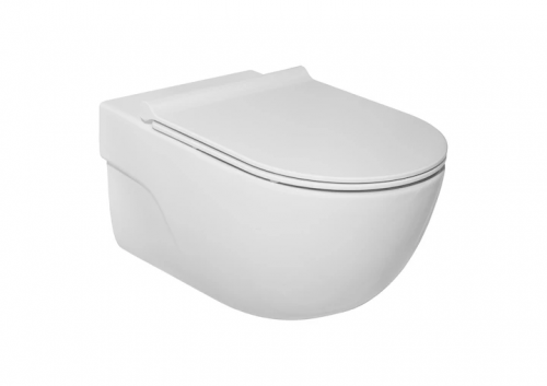 Комплект унитаз (чаша) Roca Meridian подвесной 34624L000 + крышка для чаши Roca Meridian Soft Close А801D12003 с микролифтом