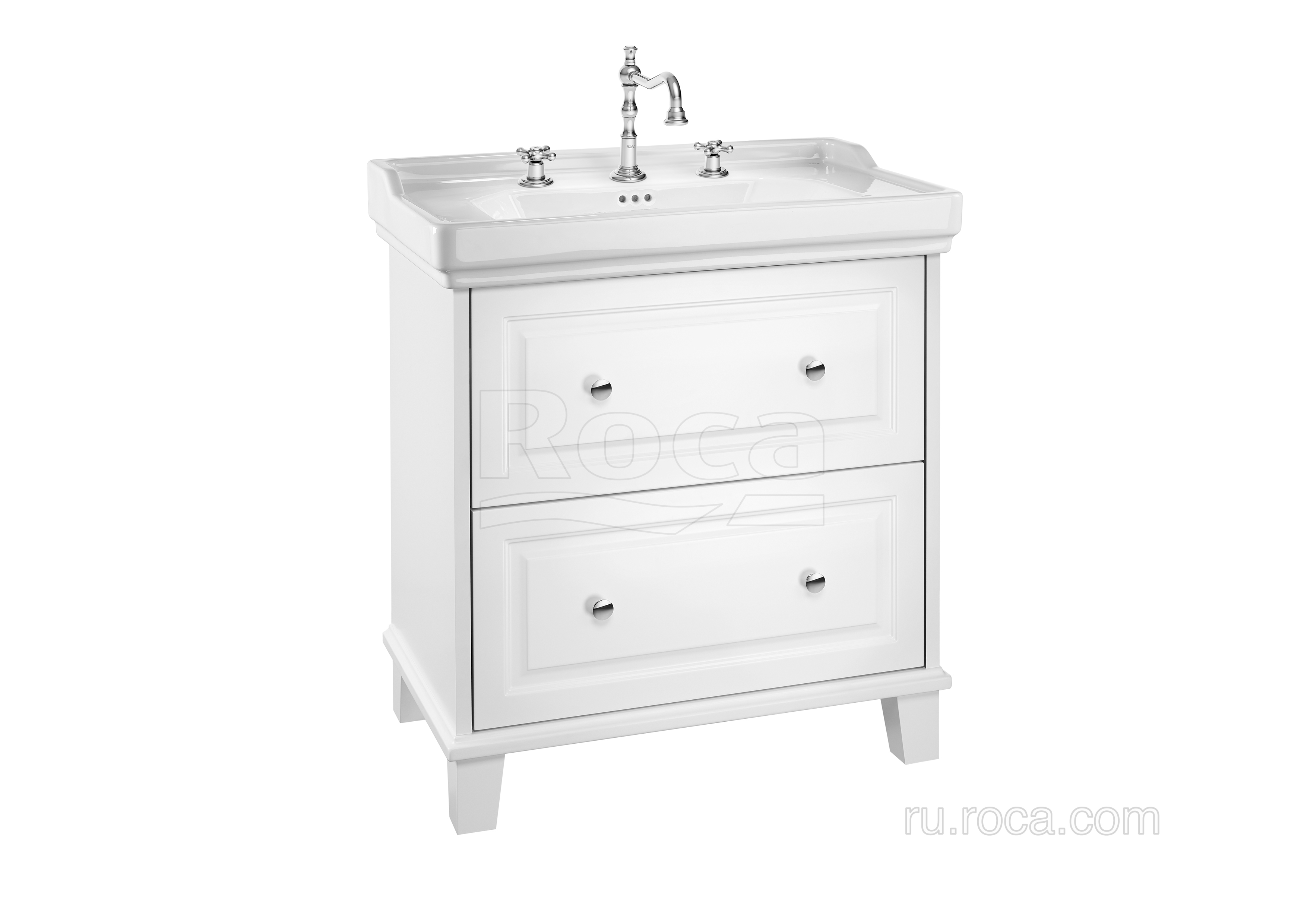 Тумба под раковину Roca с раковиной Carmen 80 851371415
