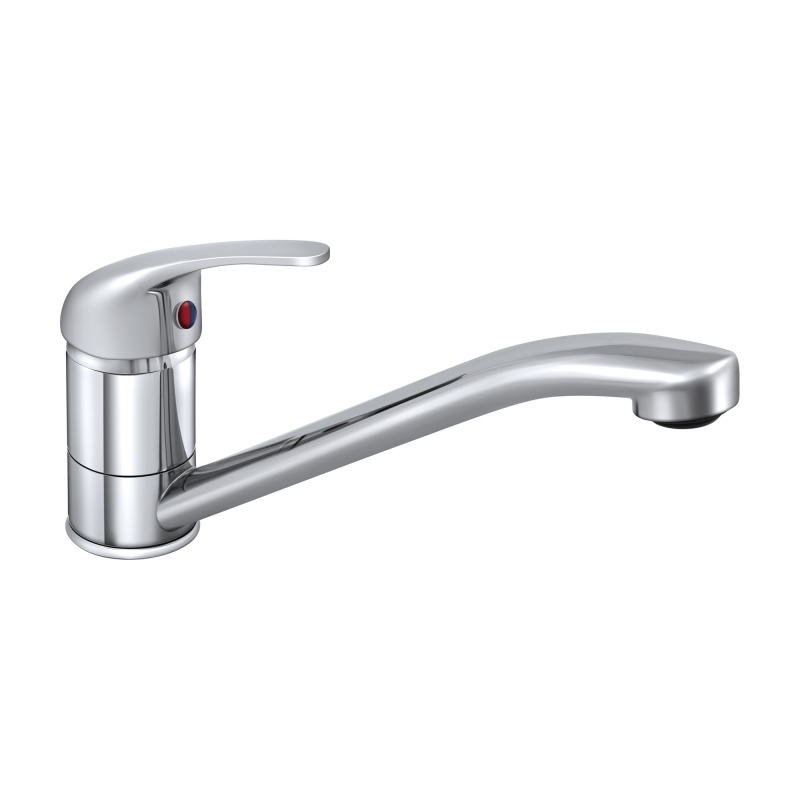 Смеситель для кухонной мойки с длинным изливом 25 см Славен СЛ-ОД-П21