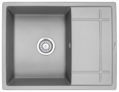Мойка кухонная Granula прямоугольная кварц 6501, АЛЮМИНИУМ