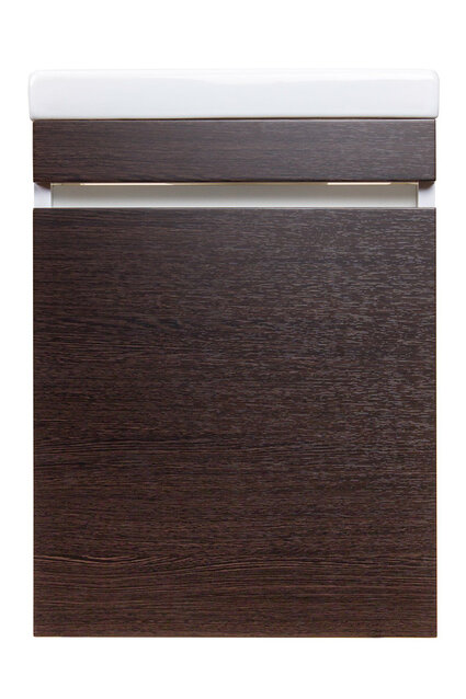 Тумба подвесная Style line Compact под раковину Como 40, Люкс венге