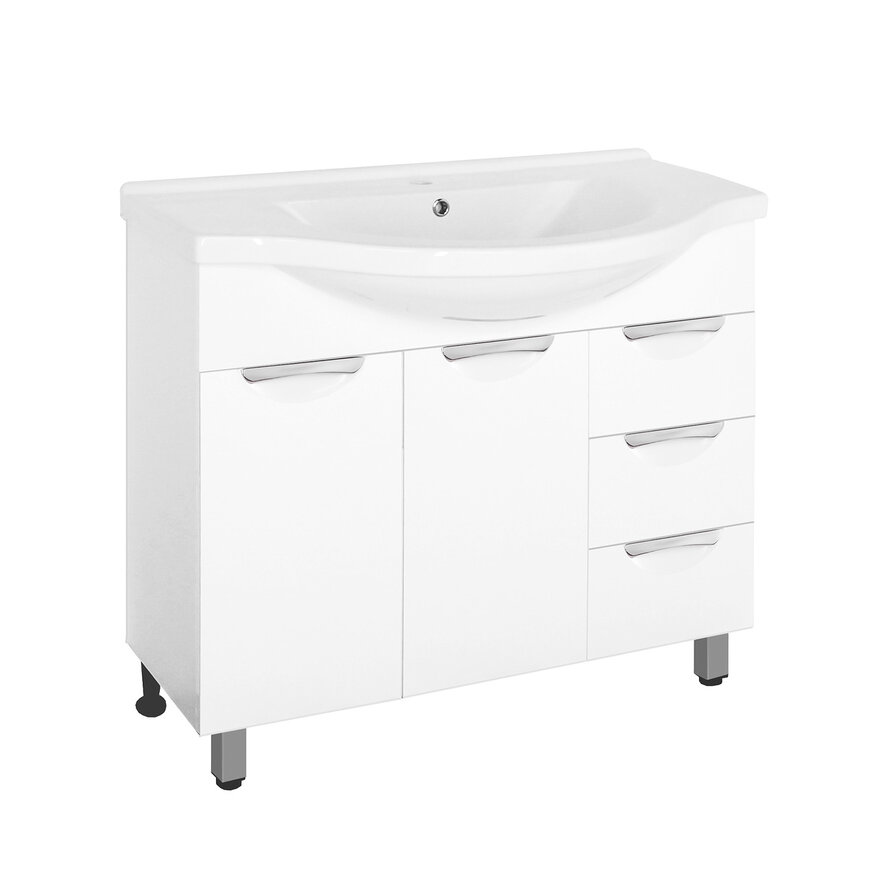 Тумба Style line Жасмин 100 под раковину Эльбрус 100