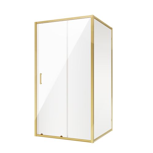 Душ.ограждение NG-42-10AG-A90G (100*90*190) прямоугольник, дверь раздвижная, 2 места