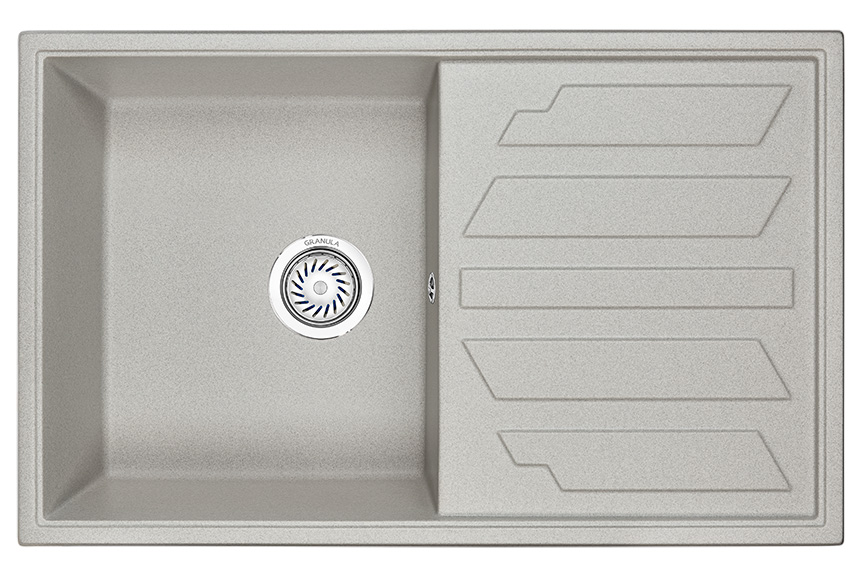 Мойка кухонная Granula прямоугольная кварц 8002, БАЗАЛЬТ