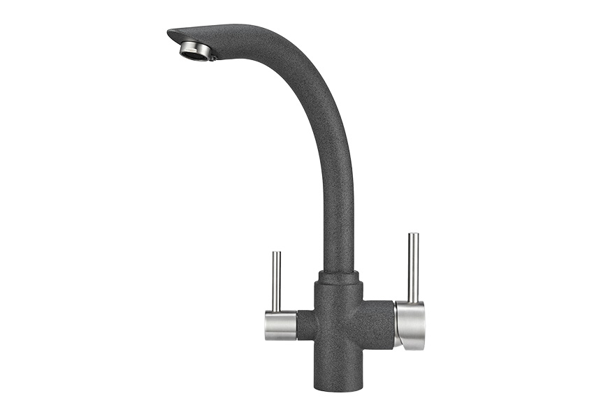 Смеситель для кухни Granula GR-2304 графит, 2304bg