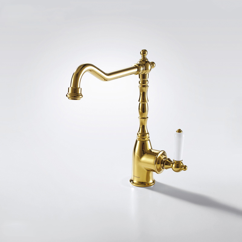 Смеситель для кухни Bravat Art высокий излив F775109G-1