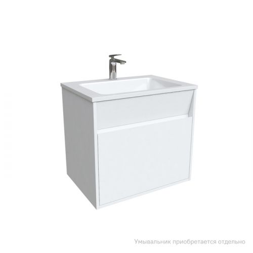 Тумба подвесная с ящиком, белая, 60 см, Esper, IDDIS, ESP60W0i95. Подходит ум. 4506000i28