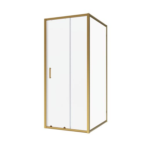 Душ.ограждение NG-42-9AG-A90G (90*90*190) квадрат, дверь раздвижная, 2 места