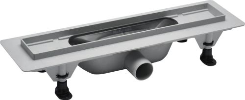 Душевой лоток с решеткой PlastBrno, для плитки, L = 390 мм,  SZE3390