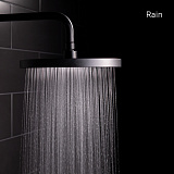 Душевая насадка верхняя круглая, черная, SpaHome, IDDIS, SPA26BPi64