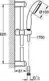 Душевой гарнитур Grohe Tempesta New 27853001