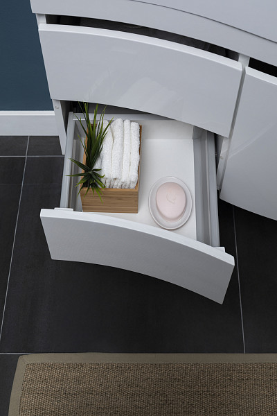 Тумба с раковиной Aquanet Опера 115 R белый (2 дверцы 2 ящика) 00212992