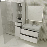 Тумба подвесная Style line Атлантика 90, Люкс антискрейч, под раковину, PLUS
