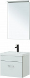 Тумба под раковину Aquanet Верона 50 белый матовый 00272425