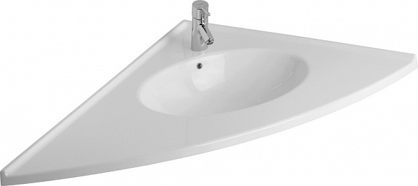 Раковина под тумбу Акватон - МЕБЛИКО  правая угловая без рейлингов 1A700531MB01R