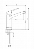 Смеситель FLAVIS средний для раковины Cersanit 63037