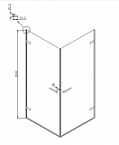Душевое ограждение Ambassador Abner 10011106