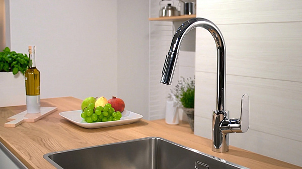 Смеситель для кухни HANSGROHE Focus 31815000 с вытяжным изливом