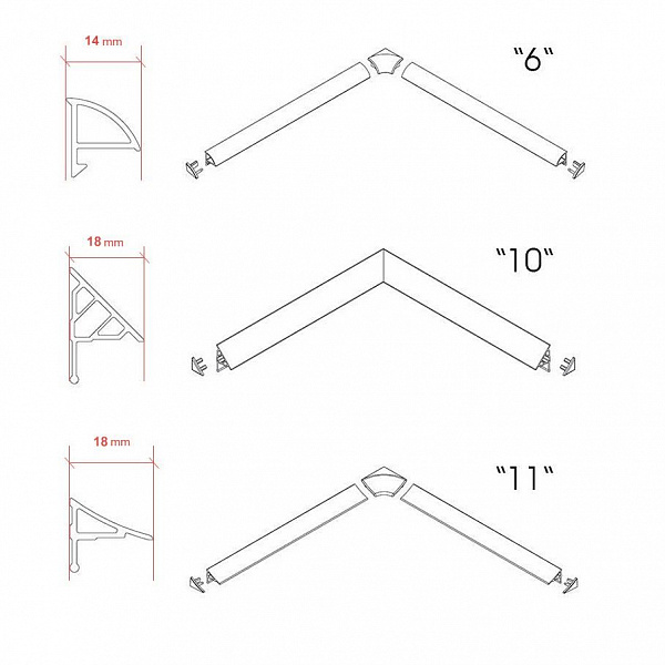 Универсальная декоративная планка "10" (18/2000 мм.) XB452000001