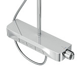 F078F300 Func, душ.сис-ма: см-ль-полка д/ванны/душа с ТМС, душ.штанга, верхн. душ квадр., ручн.душ,