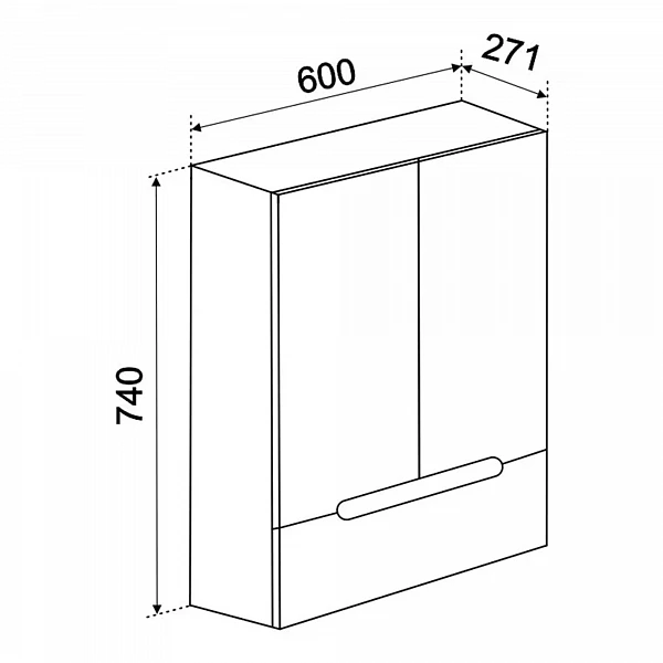 Шкаф Emmy Вита 60х74