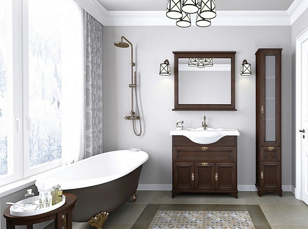 Шкаф-пенал Акватон Идель 36x192 1A198003IDM8R правый