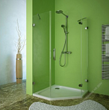 Душевое ограждение Aquaton Lax FES R пятиугольное 90х90х200 1AX022SSXX000