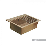 Мойка для кухни Aquaton Делия 60 прямоугольная терракотовая 1A715232LD270