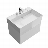 Тумба Kerama Marazzi LOGICA подвесная 2 ящика 70 см, белоснежный