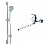 Комплект смесителей для ванной комнаты Bravat Eco 2 в 1 F00414C