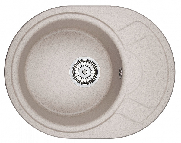Мойка кухонная Granula овальная кварц 5802, АНТИК
