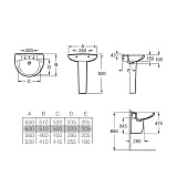 Раковина Roca Victoria 60x51 327392000