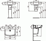 Раковина Ideal Standard Tempo 60 см T056401