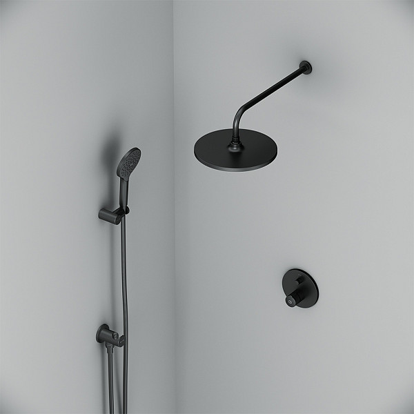 FP85A1RH22 X-Joy Touch Reel, набор: нажимной см-ль д/в/душа, верхний душ 220 мм, держатель д/верхн.д