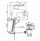 Смеситель Ideal Standart Ceraflex B1708AA для раковины