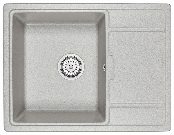 Мойка кухонная Granula прямоугольная кварц 6503, БАЗАЛЬТ