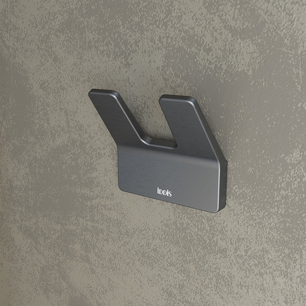 Крючок двойной, сплав металлов, Slide, графит, IDDIS, SLIGM20i41