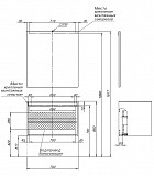 Мебель для ванной Aquanet Lino 80 Дуб Веллингтон 00271956