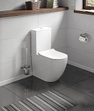 Унитаз-компакт "Koller Pool" ROUND Rimless, сиденье дюропласт: SoftClose, Take Off, антибактериальное покрытие, система «Антивсплеск», механизм смыва Geberit