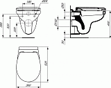 Унитаз подвесной Ideal Standard Ecco/Eurovit E876901