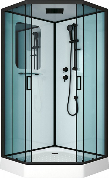 Душевая кабина Niagara Premium 90х90х220 NG-6901-01D BLACK