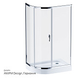 W83G-302U120CT Like Solo Slide 120 Душ. ограждение Like 120x80, стекло прозрачное, проф хром глянц,