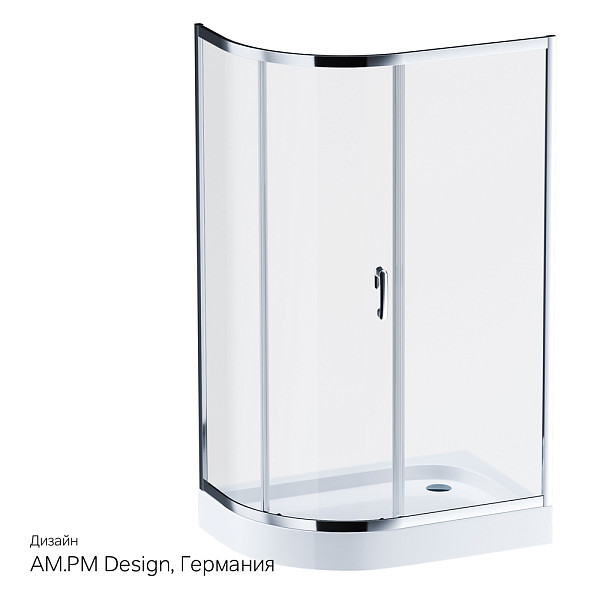 W83G-302U120CT Like Solo Slide 120 Душ. ограждение Like 120x80, стекло прозрачное, проф хром глянц,