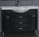 Тумба под раковину Монарх 120 черная Санта 700160