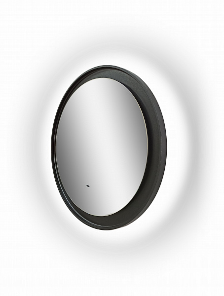 Зеркало Континент "Planet black Led" D 600 с бесконтактным сенсором